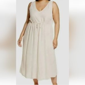 Treasure Bond Maxi Dress Woman Plus XXL 2X Summer Nautical beachy casual Coastal